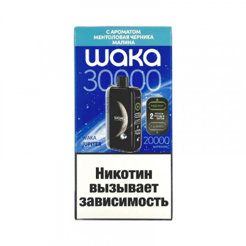 WAKA Jupiter DM 30000 - Ментоловая Черника Малина